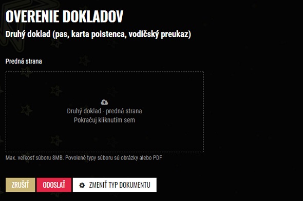 Overenie dokladov v DoubleStar - nahratie