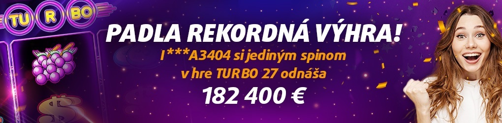 Rekordná výhra v online casine Tipsport SK