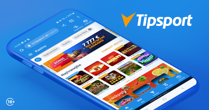 Tipsport casino bonus 100 free spins na hracie automaty