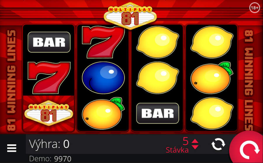 Betor online casino - automat Multiplay 81