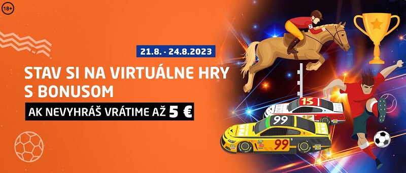 Nepremeškajte bonus na virtuálne hry v SYNOT TIP