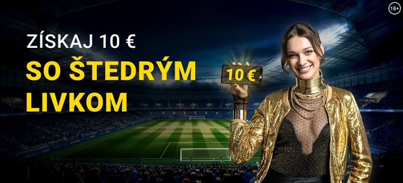 10 eur bonus so Štedrým livkom na vás čaká vo Fortune