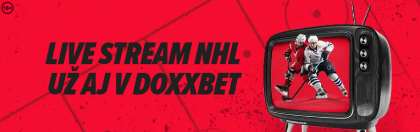 Klikni, registruj sa v Doxxbete a pozeraj prenosy z NHL zdarma