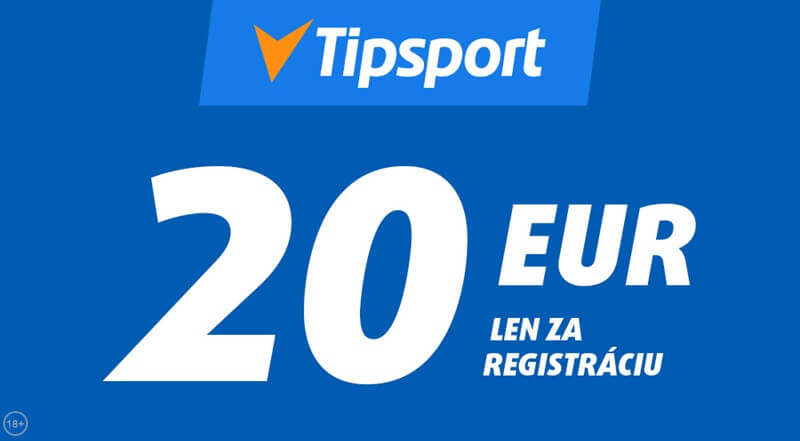 Získajte 20 eur za Tipsport registráciu v Netoch