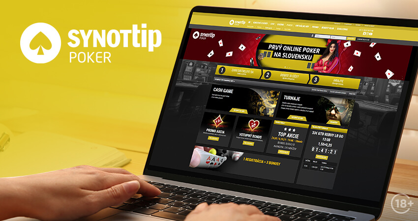 Zahrajte si online poker v SYNOT TIP herni