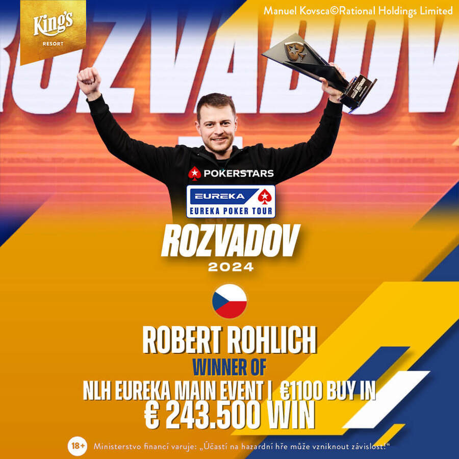 Robert Röhlich – šampión Eureka Rozvadov 2024