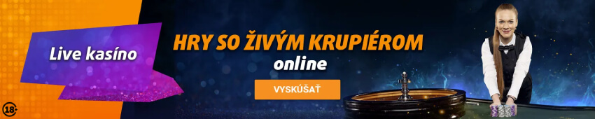 Kliknite, vytvorte si účet v Tipsporte a zahrajte si live casino