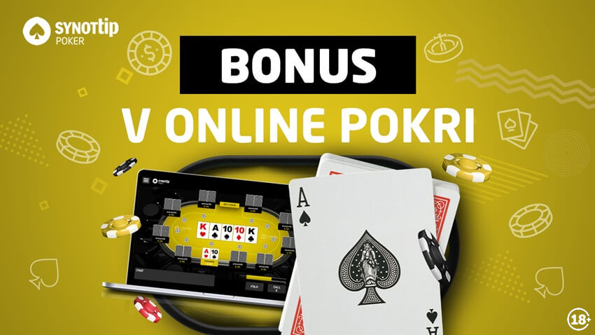 Získajte online poker bonus v SYNOTTip poker herni