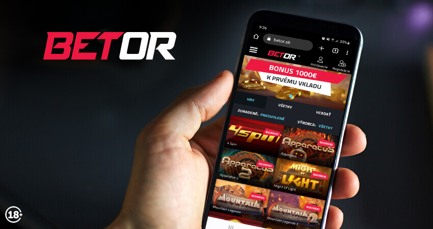 Betor online casino končí