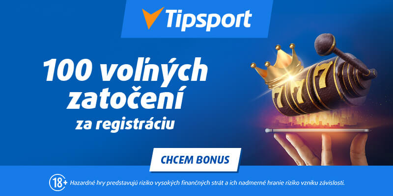 Tipsport bonus 100 free spinov