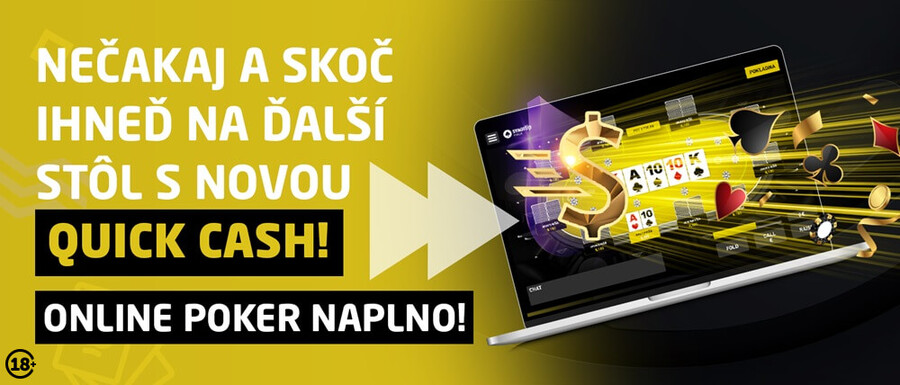 Zahrajte si Quick Cash poker v SYNOT TIP