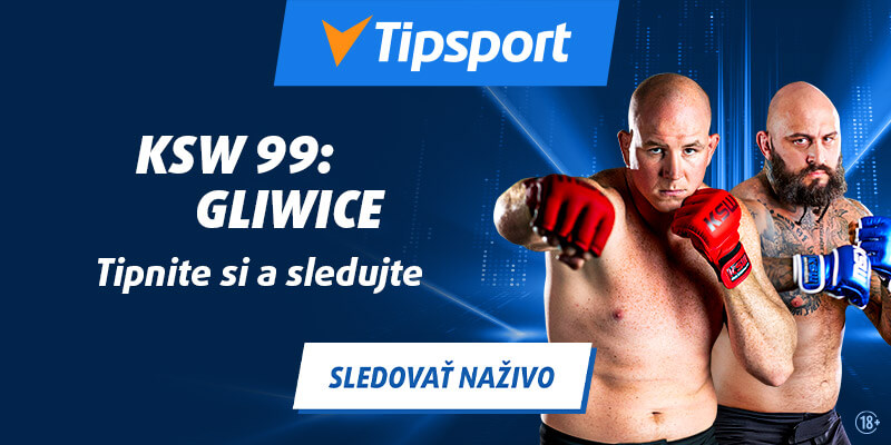 Všetky zápasy KSW 99 si pozriete v Tipsporte.