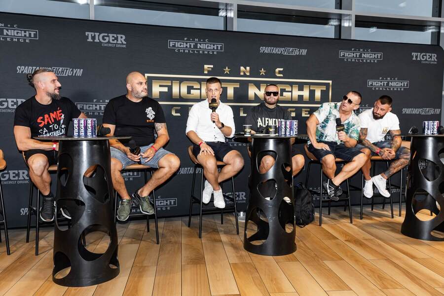 Tlačová konferencia účastníkov Fight Night Challenge 7.