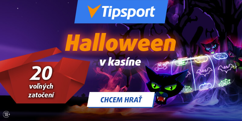 Získajte halloween free spiny v Tipsporte