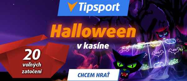 Získajte halloween free spiny v Tipsporte