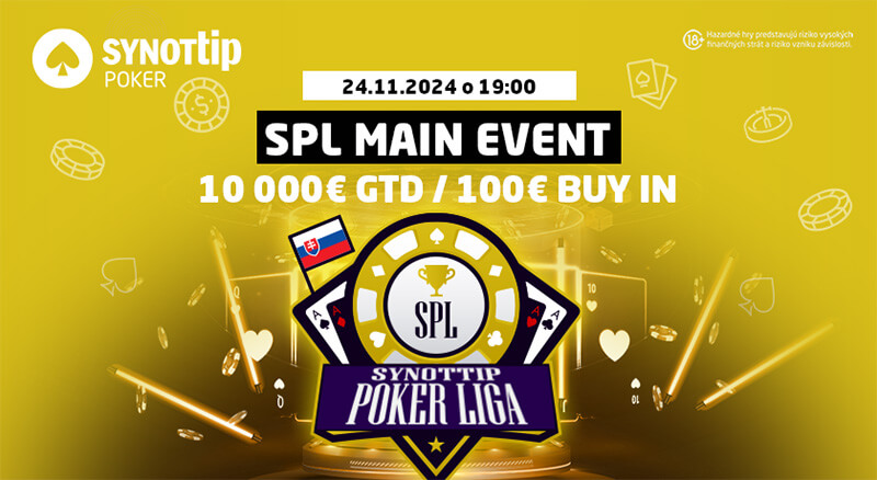 SYNOT TIP Poker Liga Main Event