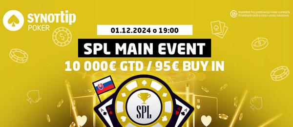 Synottip Main Event december