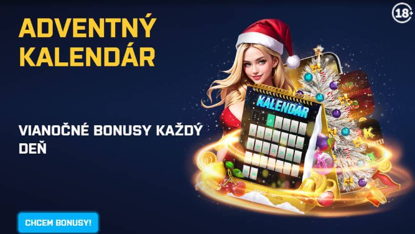 Kajot Intacto adventný kalendár s bonusmi na každý deň