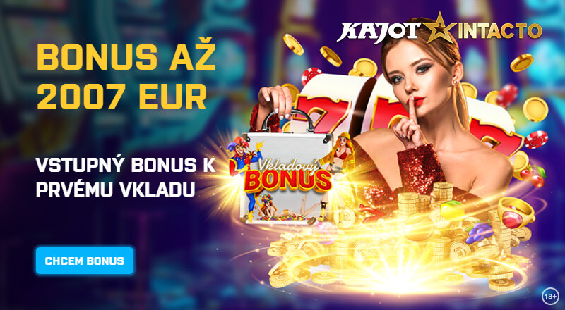 Kajot Intacto bonus za registráciu